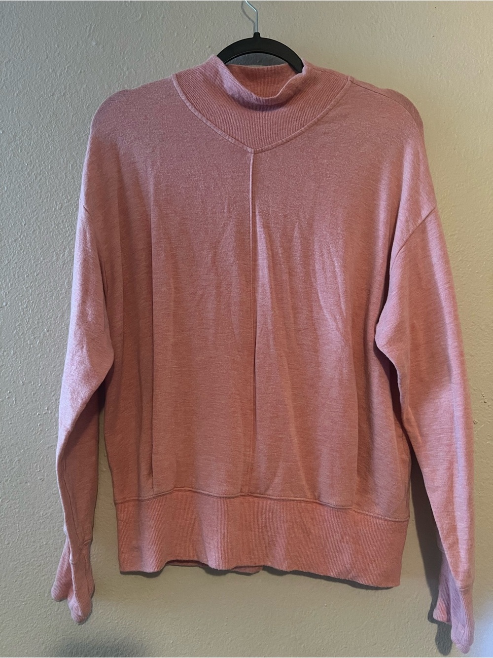 Athleta Apollo Mock Neck Long Sleeve Pullover Sweatshirt